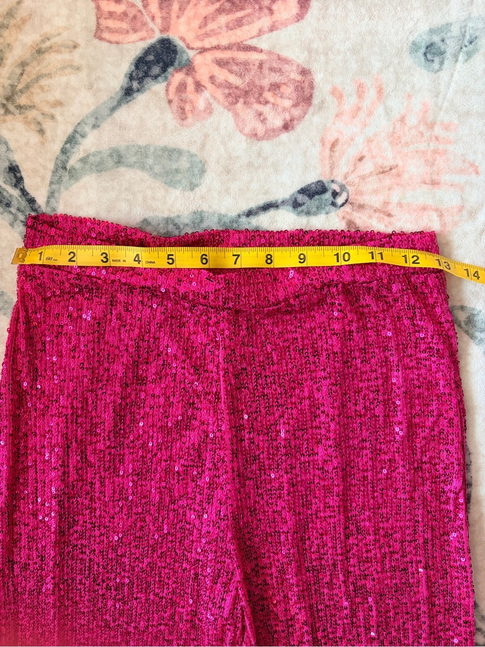 Fashion Nova Hot Pink Sparkle 3-Piece Pantsuit Set - Picture 9 of 12